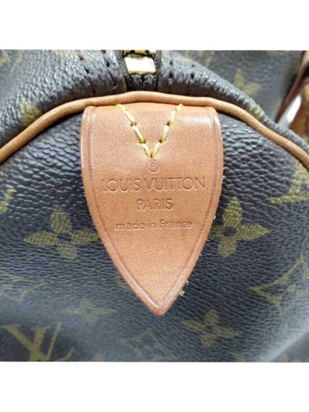 Authentic Louis Vuitton Speedy 35 Monogram Canvas Handbag